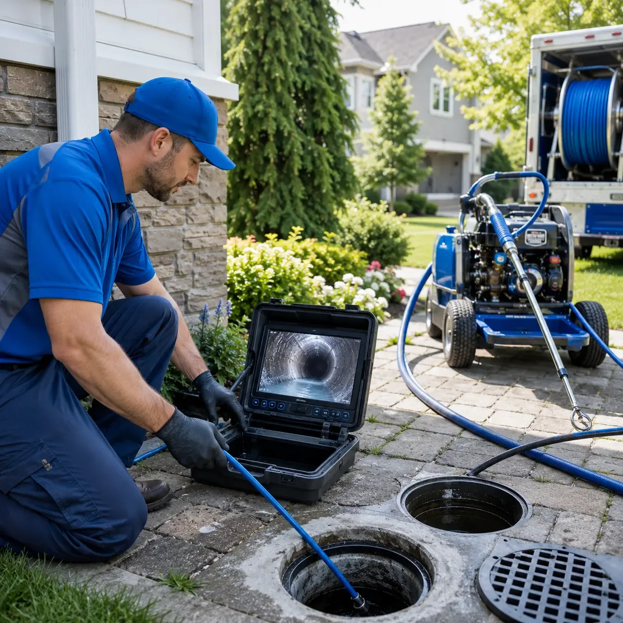 Outdoor drain cleaning professionals serving Borden, IN